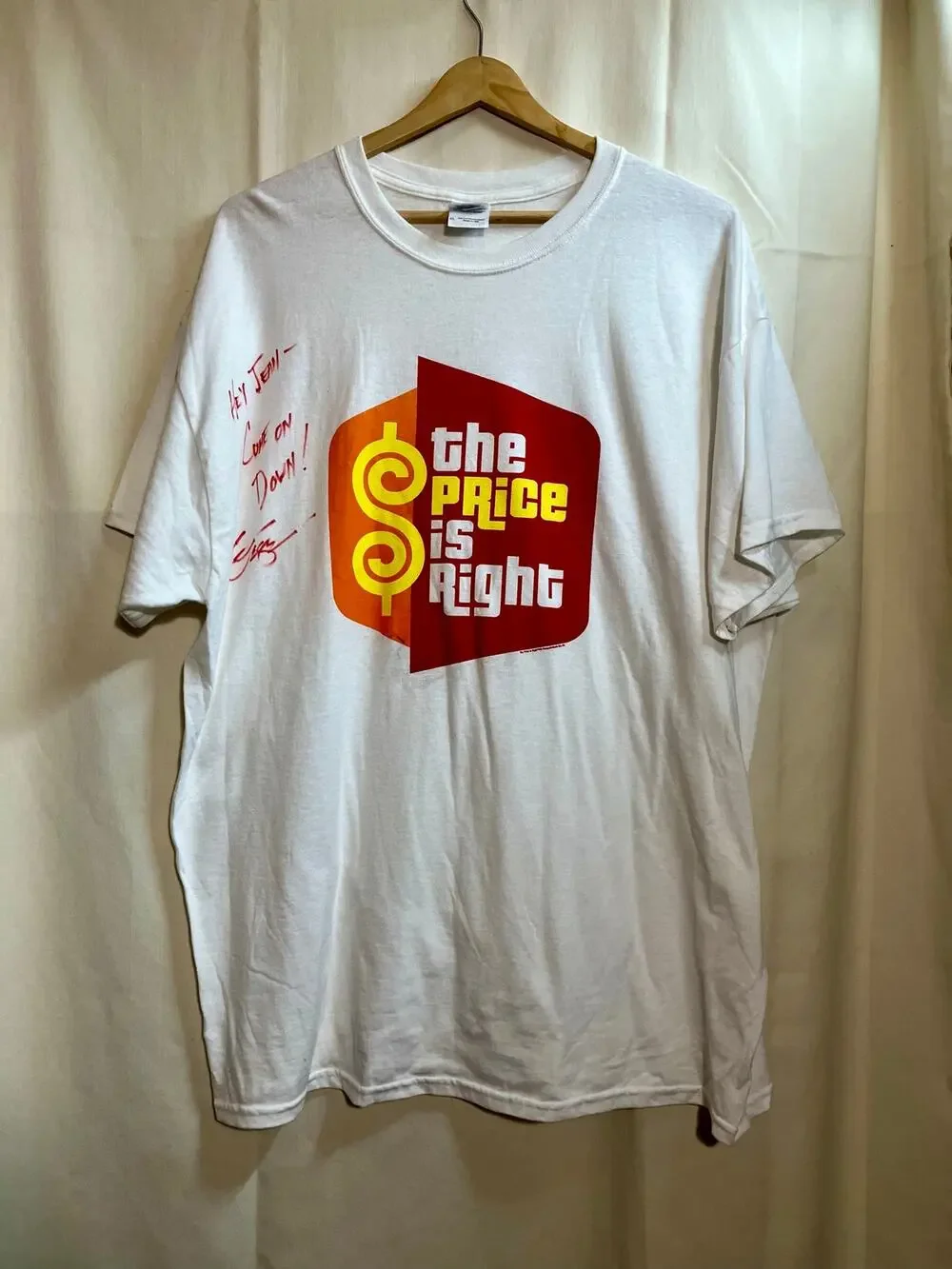 The Price Is Right Signed T-Shirt Unisex Size XL.